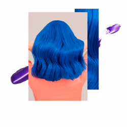 Masque Fresh Couleur Masque couleur amusant #bleu - Vue supplémentaire 4