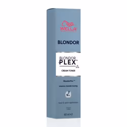 Wella BlondorPlex Cream Toner, Blonde, Crystal Vanilla, Femmes, 60 ml, Brillant, Tube