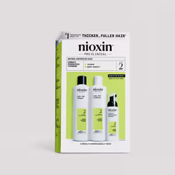 System 2 - Kit - Traitement pour cheveux naturels avec affaiblissement avancé 3 unités