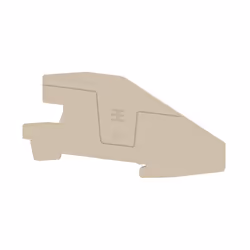 Weidmüller AEP ITB 2.5 BB, Plaque d’extrémité, 20 pièce(s), Wemid, Beige, V0, 2 mm