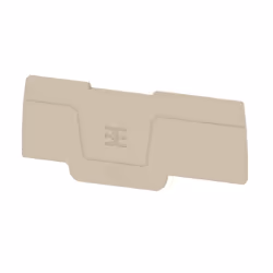 Weidmüller SEP 3C 2.5, Plaque d’extrémité, 20 pièce(s), Wemid, Beige, V0, 2,1 mm