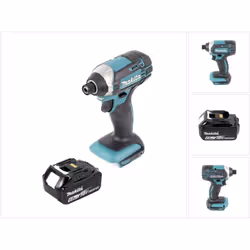 Contenu de la livraison: - 1x Makita DTD 152 Visseuse à chocs sans fil 18 V - 1x Batterie Li-Ion Makita BL 1860 B 18 V - 6,0  ...