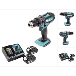 Dhp 482 rg Perceuse-visseuse à percussion sans fil 18 v 62 Nm + 2x batterie 6,0 Ah + chargeur - Makita