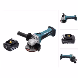 Contenu de la livraison: - 1x Makita DGA 452 Meuleuse d'angle sans fil 18 V - 1x Capot de protection - 1x Poignée latérale -  ...
