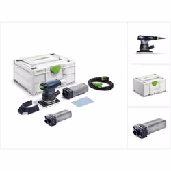 Contenu du paquet: - 1x Festool RTS 400 REQ-Plus Ponceuse vibrante 80 x 130 mm - 125 W - 1x Festool Capot protecteur - 2x Sac ...