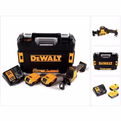 Contenu du paquet: - 1x DeWalt DCS369 Scie sabre sans fil - 1x Coffret TSTAK - 2x Batteries DeWalt 4,0Ah - 1x Chargeur DeWalt ...