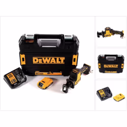 Contenu de la livraison: - 1x DeWalt DCS369 sabre sans fil - 1x TSTAK Coffret - 1x DeWalt 2,0Ah batterie - 1x DeWalt chargeur ...