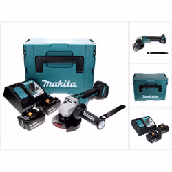 Contenu de la livraison: - 1x Makita DGA 506 Z Li-Ion Brushless Meuleuse d'angle sans fil 18 V - 1x Disque de meulage Makita  ...