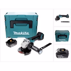 Contenu de la livraison: - 1x Makita DGA 506 Z Meuleuse d'angle sans fil sans balais 18 V Li-Ion Solo - 1x Disque de meulage  ...