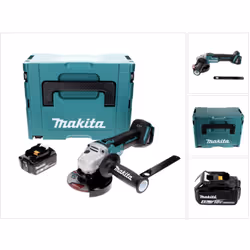 Contenu de la livraison: - 1x Makita DGA 506 Z Meuleuse d'angle sans fil sans balais 18 V Li-Ion Solo - 1x Disque de meulage  ...