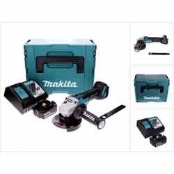 Contenu de la livraison: - 1x Makita DGA 506 Z 18V Li-Ion Brushless Meuleuse d'angle sans fil 18 V - 1x Disque de meulage Mak ...