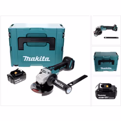 Contenu de la livraison: - 1x Makita DGA 506 Z 18V Li-Ion Brushless Meuleuse d'angle sans fil 18 V - 1x Disque de meulage Mak ...
