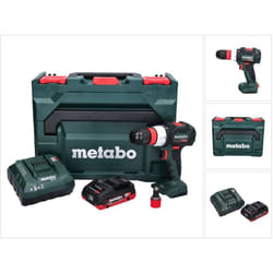 Metabo BS 18 LT BL Q Perceuse-visseuse sans fil 18 V 75 Nm brushless + 1x Batterie 4,0 Ah + Chargeur + metaBOX
