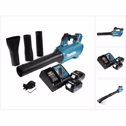 Contenu de la livraison: - 1x Makita Dub 184 Z Souffleur sans fil 18 V - 1x Bandoulière (16609-6) - 1x Adaptateur de tuyau 80 ...