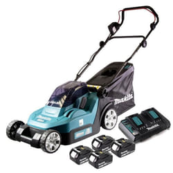 Tondeuse à gazon sans fil - Makita - DLM 382 - 36 V - 38 cm - Bac 40 L - 4x Batterie 50 Ah