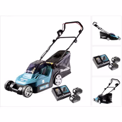 Contenu de la livraison: - 1x Makita DLM 382 Z Tondeuse sans fil - 1x couvercle de batterie - 1x bac de ramassage - 1x clé -  ...