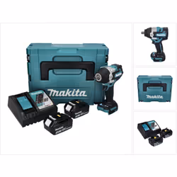 Contenu de la livraison: - 1x Makita DTW 701 visseuse à percussion sans fil - 1x Grtelclip - 2x Makita BL 1830 B 18 V 3,0 Ah ...