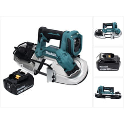 Makita - dpb 183 G1 Scie à ruban sans fil 18 v 66 mm brushless + 1x Batterie 6.0 Ah - sans chargeur