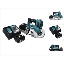 Makita - dpb 183 RF1 Scie à ruban sans fil 18 v 66 mm brushless + 1x Batterie 3,0 Ah + Chargeur