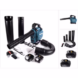 Contenu de la livraison: - 1x Makita DUB 363 - 1x tuyau de raccordement - 1x tube de soufflage - 1x clé hexagonale - 1x Kit d ...