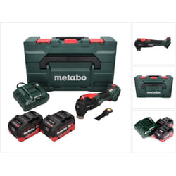 Mt 18 ltx bl qsl Outil multifonction sans fil 18 v sans balais Starlock Plus + 2x Batteries 5,5 Ah + Chargeur + Coffret x - Metabo