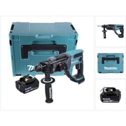 Makita - dhr 202 T1J Perforateur burineur sans fil 18 v 2.0 j + 1x Batterie 5.0 Ah + Makpac - sans chargeur