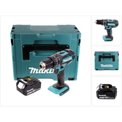 Makita - dhp 482 M1J Perceuse-visseuse à percussion sans fil 18 v 62 Nm + 1x batterie 4,0 Ah + Makpac - sans chargeur