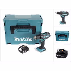 Contenu de la livraison: - 1x Makita DDF 482 Z 18 V Li-Ion perceuse-visseuse sans fil - 1x Makita BL1840B 4,0 Ah batterie - 1 ...