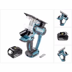 Contenu de la livraison: - 1x Makita DSD 180 Z Scie plaque de plâtre sans fil - 1x lame de scie pour plâtre 55x18x0,55 mm - 1 ...
