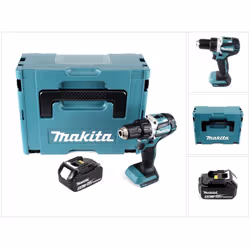 Contenu de la livraison: - 1x Makita DDF 484 Perceuse-visseuse sans fil 18 V - 1x Makita BL 1850 B batterie Li-Ion 18V 5,0 Ah ...