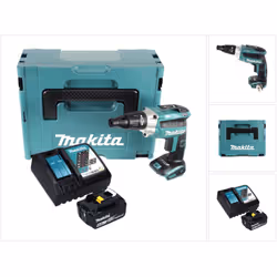 Contenu du paquet: - 1x Makita DFS 251 Visseuse pour cloisons sèches sans fil - 1x Batterie Maita BL 1860 B 6,0Ah - 18V - 1x  ...