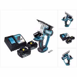 Contenu du paquet: - 1x Makita DSD180 Scie à plaque de plâtre sans - 1x Lame pour plaque de plâtre 55x18x0,55mm - 1x Clé alle ...