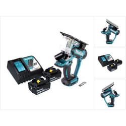 Makita - DSD180RG Scie à plaque de plâtre sans fil 18V + 2x Batteries 6,0Ah + Chargeur
