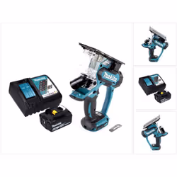 Contenu du paquet: - 1x Makita DSD180 Scie à plaque de plâtre sans - 1x Lame pour plaque de plâtre 55x18x0,55mm - 1x Clé alle ...