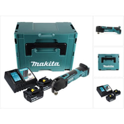 Makita DTM51RGJ Découpeur-ponceur multifonctions sans fil 18V + 2x Batteries 6,0Ah + Chargeur + Coffret Makpac
