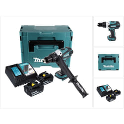 Ddf 458 rgj Perceuse visseuse sans fil 18 v 91 Nm + 2x Batteries 6 Ah + Chargeur + Makpac - Makita