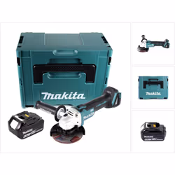 Contenu de la livraison: - 1x Makita DGA 504 Meuleuse d'angle sans fil 18V - 1x Disque de meulage Makita 125 mm (A-80656) - 1 ...