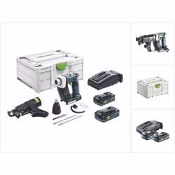Contenu de la livraison: - 1x Festool DWC 18-4500 Visseuse de chantier sans fil - 1x adaptateur de magasin - 1x butée de prof ...