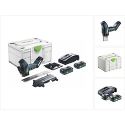 Festool - isc 240 hpc 4,0 EBI-Plus Scie à isolation sans fil 18 v 240 mm ( 576569 ) + 2x batterie 4,0 Ah + chargeur + Systainer ( successeur de