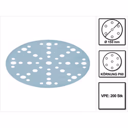 Contenu du paquet: - 200x Festool STF D150/48 Abrasifs Granat P60 Description du produit: Les bandes abrasives STF D150/48 Gr ...