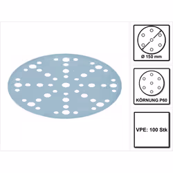 Contenu du paquet: - 100x Festool STF D150/48 Abrasifs Granat P60 Description du produit: Les bandes abrasives STF D150/48 Gr ...