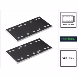 Contenu du paquet: - 4x Festool SSH-STF-115x225/10 Patins de ponçage Description du produit: Le patin de ponçage Festool SSH- ...