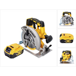 Dcs 570 Scie circulaire sans fil 18 v 184 mm brushless + 1x Batterie 5,0 Ah - sans chargeur - Dewalt