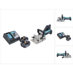Makita - dpj 180 rf Lamelleuse sans fil 18 v - 100 mm + 2x Batteries 3,0 Ah + Chargeur