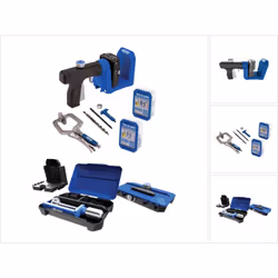 Contenu du paquet: - 1x Gabarit de perçage KPHJ 520 PRO - 1x serre-joint rapide de 51 mm - 100x vis pour trous de poche - 1x  ...