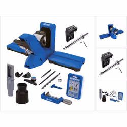 Contenu du paquet: - 1x KPHJ 720 PRO Gabarit de perçage - 1x Station de base KPHA 750 - 1x Jauge d'épaisseur de matériau - 1x ...