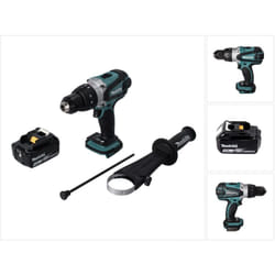 Makita - dhp 458 M1 Perceuse-visseuse à percussion sans fil 18 v 91 Nm + 1x batterie 4,0 Ah - sans chargeur