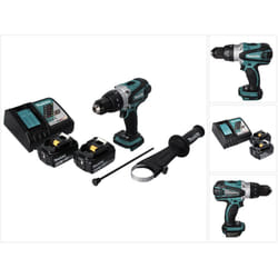 Makita DHP 458 RM Perceuse-visseuse à percussion sans fil 18 V 91 Nm + 2x batterie 4,0 Ah + chargeur