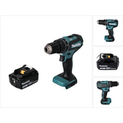 Makita - dhp 485 F1 Perceuse-visseuse à percussion sans fil 18 v 50 Nm Brushless + 1x Batterie 3,0 Ah - sans chargeur