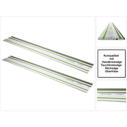 Fs 1080/2 Rail de guidage 1080 mm, pour scies à main, scies plongeantes et scies sauteuses / défonceuse, 2 pcs. (2x 491504) - Festool